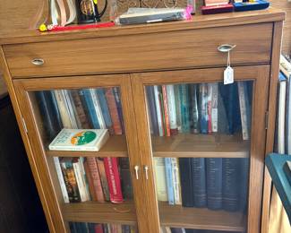Beautiful glass front bookcase