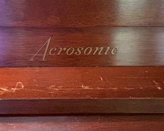 Acrosonic Piano and Bench.  Needs Tuning.