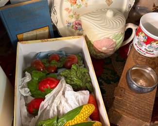 Chalkware Fruit wall decor