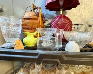 mikasa, abingdon, libby, and other glass and pottery