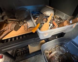 Vintage kitchen utensils 