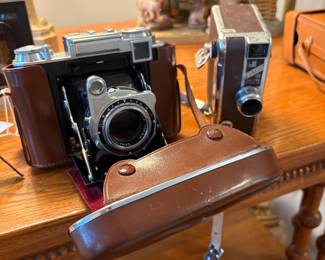 Vintage Camera with cases