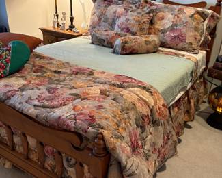 Ethan Allen Bed, Dresser, and Night Stand