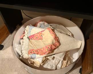 Vintage linens for you to choose from