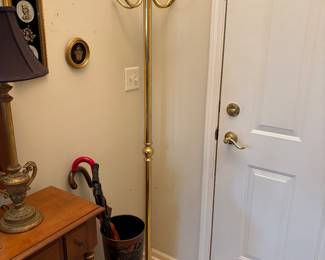 Brass Hall Tree. Umbrella Stand