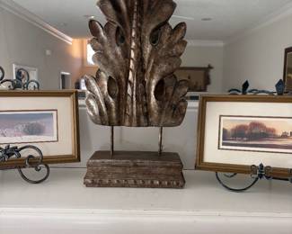 Corinthian Leaf Sculpture primary motif for top columns.