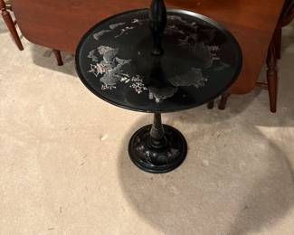 Mother of Pearl Tier Metal Table