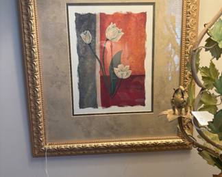 Nicely framed botanical print