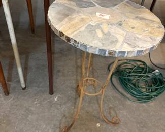 And to the garage we go...nice patio table