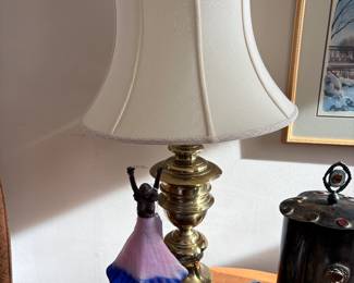 Stiffel Brass Lamp.
