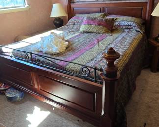 5 Piece Brdroom Set - Mahogany king Size Bed - Can be bought as a set or separately 
