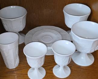 Vintage Milk Glass