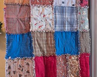 Vintage Handmade Quilt 