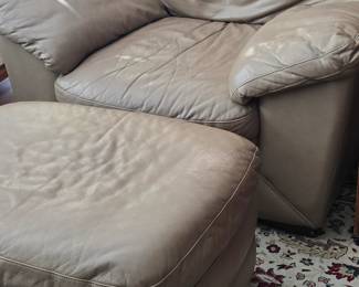 Oversized Chair with Ottamon 