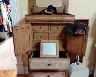 Hooked Jewelry Armoire