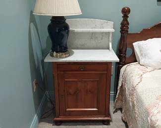 Antique marble top washstand