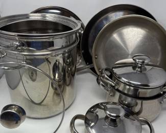 166 CompleteStainlessCookwareSetCombinedBrands