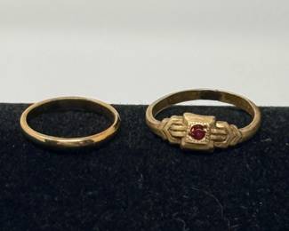 292 2VintageBabyRings