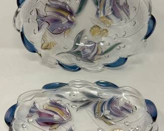 215 MikasaSavoirVivreKeyLargoGlassServingBowlPlatter