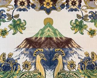 76 PeacockBeddingTapestry