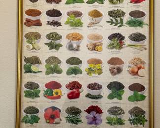 114 HerbsandSpicesFramedArt