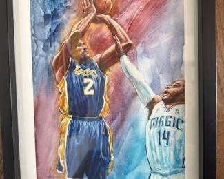 Signed Sports art