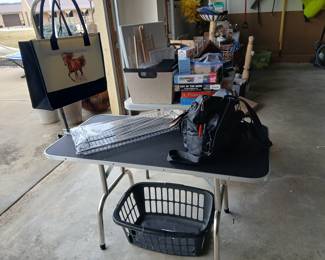 New dog grooming table 