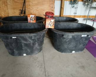 Horse or water trof for animals. 
4 with heater 
3 without 
