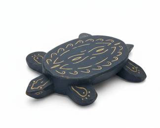 Vintage Wooden Turtle Toy third image