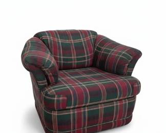 Flexsteel Plaid Armchair third image