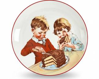 Vintage Hersheys Chocolate Cookbook Cover Mug and Plate Set second image