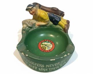 Vintage Niagara Falls Golf Ashtray Old Golfers Never Die fourth image