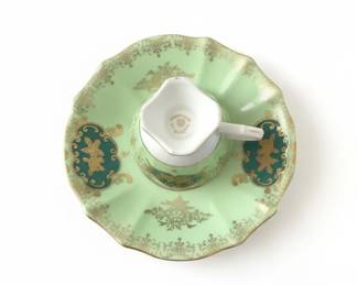 Vintage Ucagco Japan Porcelain Tea Cup and Saucer Set third image