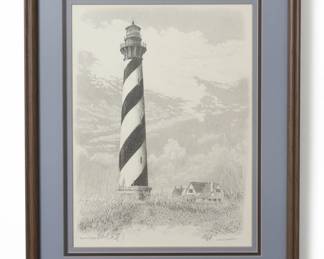Edmund S. Spinney Portrait of Cape Hatteras Limited Edition Print fourth image