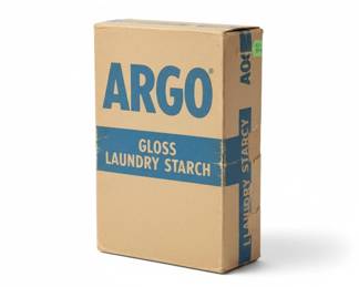 Vintage American Family Kitchen Scale and Argo Laundry Starch fourth image