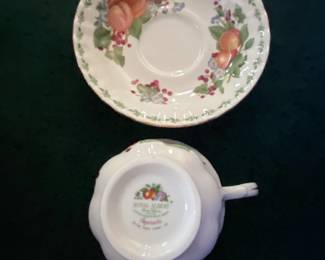 Royal Albert Covent Garden Fruit Teacup and Saucer Set