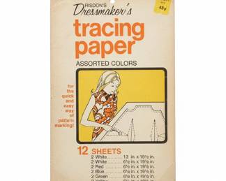 Risdons Dressmakers Tracing Paper Assorted Colors second image