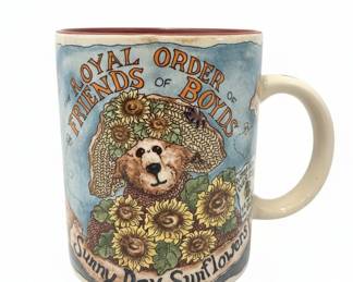 Boyds Bears Sunny Day Sunflowers Mug Loyal Order of Friends
