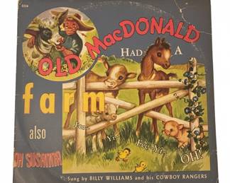 Old MacDonald Had a Farm or Oh Susanna by Billy Williams and his Cowboy Rangers Peter Pan Records Inch Record fourth image