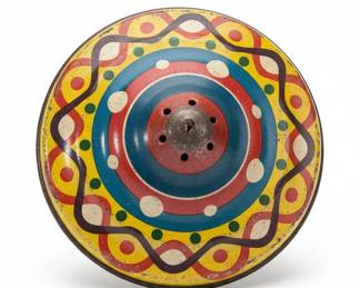 Vintage Ohio Art Tin Litho Spinning Top Toy fourth image