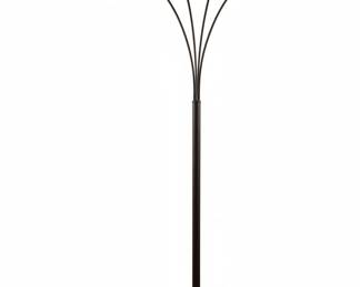 Nova Light Arc Floor Lamp with TiffanyStyle Shades second image