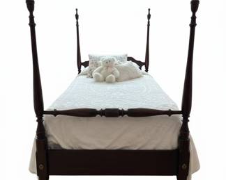 Vintage FourPoster Twin Bed Frame third image