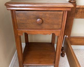 VINTAGE BEDSIDE TABLE   ONLY 1