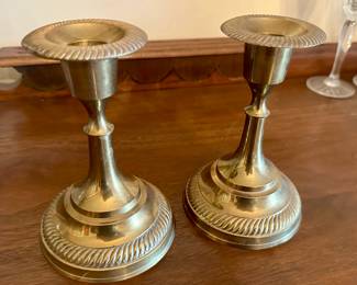 Pair of Brass Candlesticks