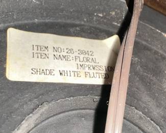 Blue and White Chinoiserie Floral Porcelain Ginger Jar Table Lamp third image