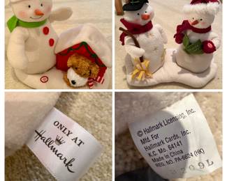 Hallmark Animated Snowman Plush