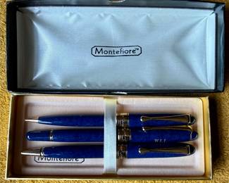 Montefiore Pen Set with Ballpoint, Rollerball, and Fountain Pen