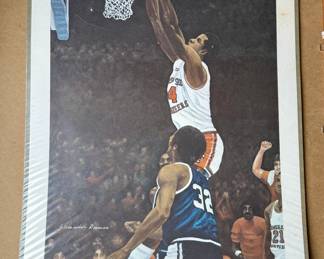 Alexander Ramos "Orange Stuff" Limited Edition Basketball Print (#629/1000), sealed and unframed