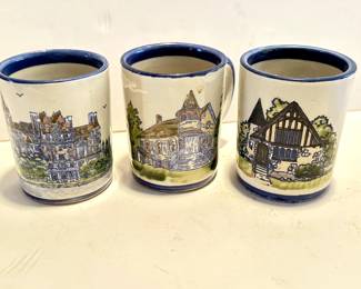 Captain Spicer's Stoneware, Produced by Louisville Stoneware Mugs