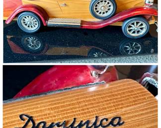 Wooden Model Car Dominica